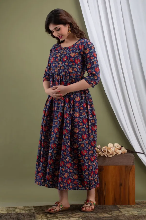 Blue_Cotton_Maternity_Gown_By_Nevisha_Style